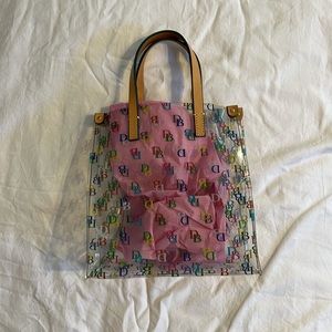Authentic Dooney & Burke Clear Small Tote